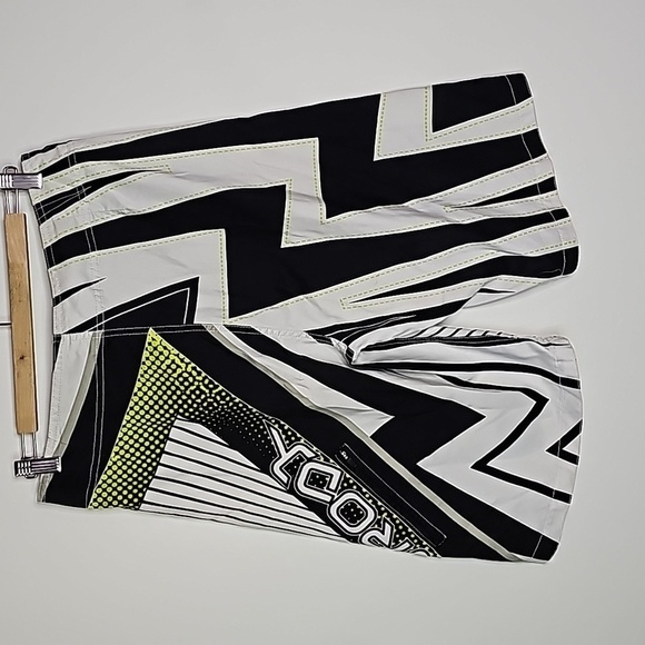 Brody white and black swim shorts - Picture 4 of 6